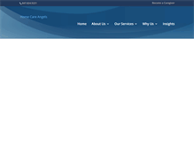 Tablet Screenshot of homecareangelsinc.com